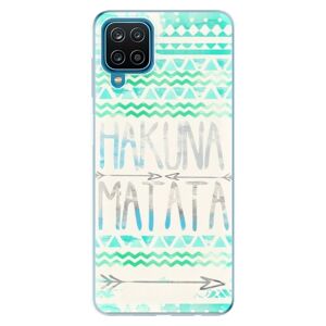 Odolné silikónové puzdro iSaprio - Hakuna Matata Green - Samsung Galaxy A12