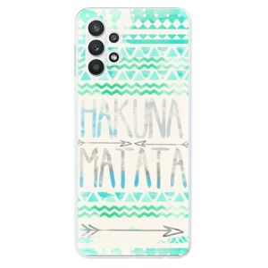 Odolné silikónové puzdro iSaprio - Hakuna Matata Green - Samsung Galaxy A32