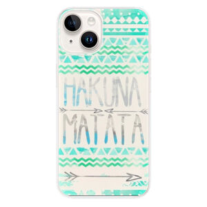 Odolné silikónové puzdro iSaprio - Hakuna Matata Green - iPhone 15 Plus