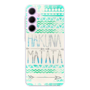 Odolné silikónové puzdro iSaprio - Hakuna Matata Green - Samsung Galaxy A35 5G