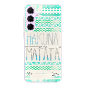 Odolné silikónové puzdro iSaprio - Hakuna Matata Green - Samsung Galaxy A55 5G