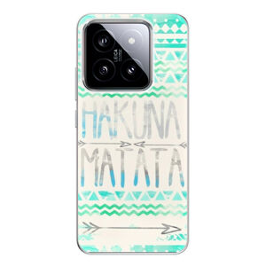 Odolné silikónové puzdro iSaprio - Hakuna Matata Green - Xiaomi 14