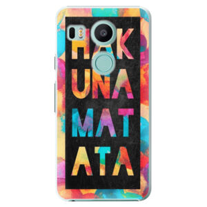 Plastové puzdro iSaprio - Hakuna Matata 01 - LG Nexus 5X