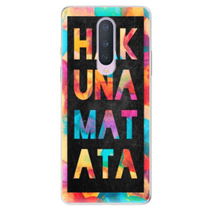 Odolné silikónové puzdro iSaprio - Hakuna Matata 01 - OnePlus 8