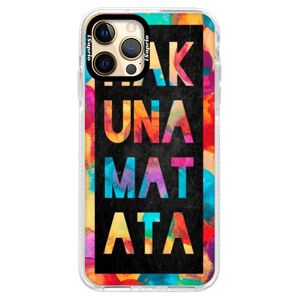 Silikónové puzdro Bumper iSaprio - Hakuna Matata 01 - iPhone 12 Pro