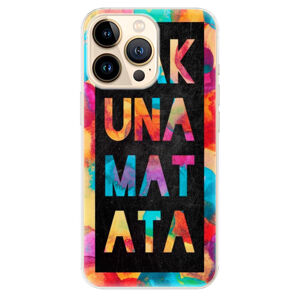 Odolné silikónové puzdro iSaprio - Hakuna Matata 01 - iPhone 13 Pro Max