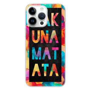 Odolné silikónové puzdro iSaprio - Hakuna Matata 01 - iPhone 15 Pro Max