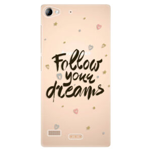 Plastové puzdro iSaprio - Follow Your Dreams - black - Lenovo Vibe X2
