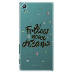 Plastové puzdro iSaprio - Follow Your Dreams - black - Sony Xperia Z5