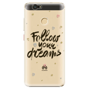 Plastové puzdro iSaprio - Follow Your Dreams - black - Huawei Nova