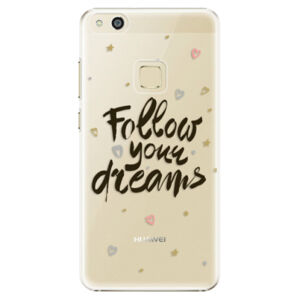 Plastové puzdro iSaprio - Follow Your Dreams - black - Huawei P10 Lite