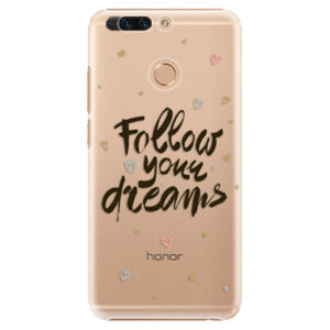 Plastové puzdro iSaprio - Follow Your Dreams - black - Huawei Honor 8 Pro