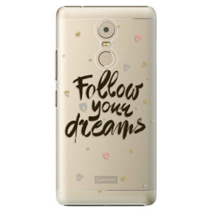 Plastové puzdro iSaprio - Follow Your Dreams - black - Lenovo K6 Note