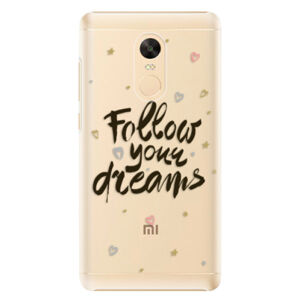 Plastové puzdro iSaprio - Follow Your Dreams - black - Xiaomi Redmi Note 4X