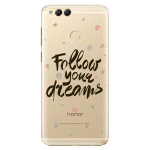 Plastové puzdro iSaprio - Follow Your Dreams - black - Huawei Honor 7X