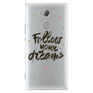 Plastové puzdro iSaprio - Follow Your Dreams - black - Sony Xperia XA2 Ultra