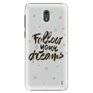 Plastové puzdro iSaprio - Follow Your Dreams - black - Nokia 2
