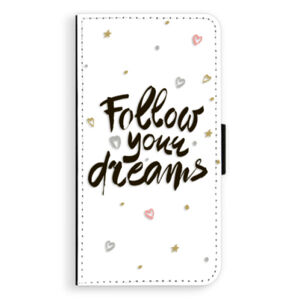 Flipové puzdro iSaprio - Follow Your Dreams - black - Huawei P10 Plus