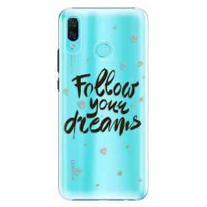Plastové puzdro iSaprio - Follow Your Dreams - black - Huawei Nova 3