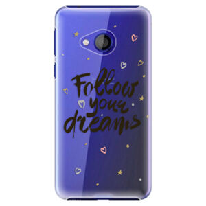 Plastové puzdro iSaprio - Follow Your Dreams - black - HTC U Play