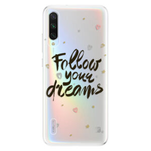 Odolné silikónové puzdro iSaprio - Follow Your Dreams - black - Xiaomi Mi A3