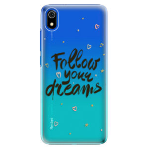 Plastové puzdro iSaprio - Follow Your Dreams - black - Xiaomi Redmi 7A