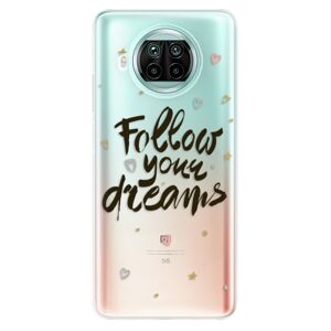 Odolné silikónové puzdro iSaprio - Follow Your Dreams - black - Xiaomi Mi 10T Lite