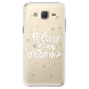 Plastové puzdro iSaprio - Follow Your Dreams - white - Samsung Galaxy Core Prime