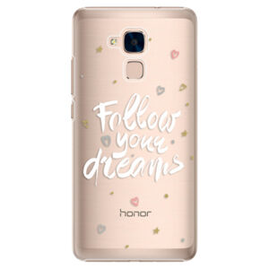 Plastové puzdro iSaprio - Follow Your Dreams - white - Huawei Honor 7 Lite