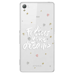 Plastové puzdro iSaprio - Follow Your Dreams - white - Sony Xperia Z3