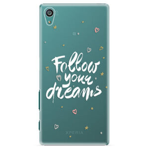 Plastové puzdro iSaprio - Follow Your Dreams - white - Sony Xperia Z5