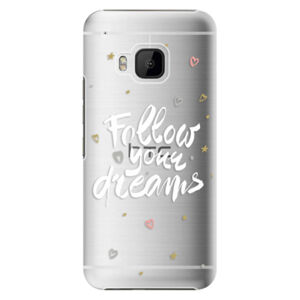 Plastové puzdro iSaprio - Follow Your Dreams - white - HTC One M9