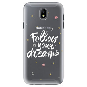 Plastové puzdro iSaprio - Follow Your Dreams - white - Samsung Galaxy J7 2017