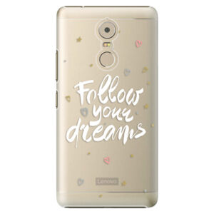 Plastové puzdro iSaprio - Follow Your Dreams - white - Lenovo K6 Note