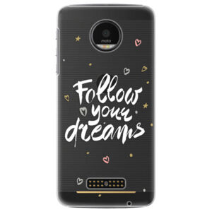 Plastové puzdro iSaprio - Follow Your Dreams - white - Lenovo Moto Z