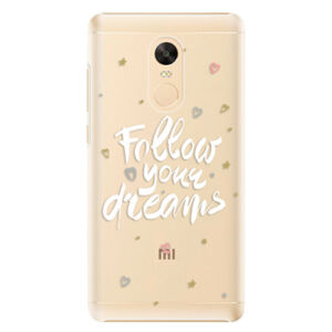 Plastové puzdro iSaprio - Follow Your Dreams - white - Xiaomi Redmi Note 4X