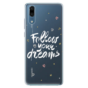 Plastové puzdro iSaprio - Follow Your Dreams - white - Huawei P20