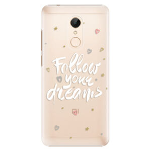 Plastové puzdro iSaprio - Follow Your Dreams - white - Xiaomi Redmi 5