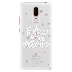 Plastové puzdro iSaprio - Follow Your Dreams - white - Nokia 7 Plus