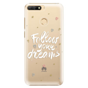 Plastové puzdro iSaprio - Follow Your Dreams - white - Huawei Y6 Prime 2018