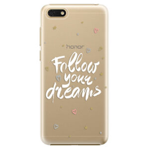 Plastové puzdro iSaprio - Follow Your Dreams - white - Huawei Honor 7S