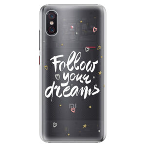 Plastové puzdro iSaprio - Follow Your Dreams - white - Xiaomi Mi 8 Pro