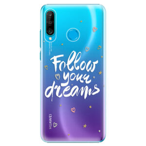 Plastové puzdro iSaprio - Follow Your Dreams - white - Huawei P30 Lite