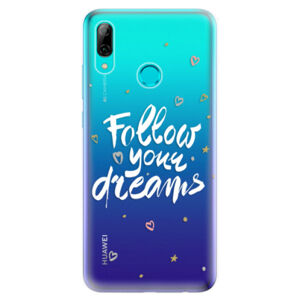 Odolné silikonové pouzdro iSaprio - Follow Your Dreams - white - Huawei P Smart 2019