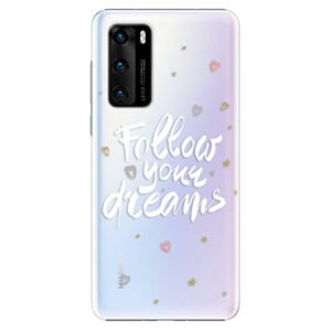 Plastové puzdro iSaprio - Follow Your Dreams - white - Huawei P40