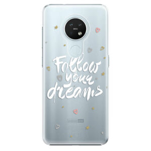 Plastové puzdro iSaprio - Follow Your Dreams - white - Nokia 7.2