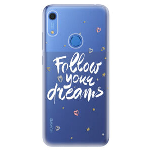 Odolné silikónové puzdro iSaprio - Follow Your Dreams - white - Huawei Y6s