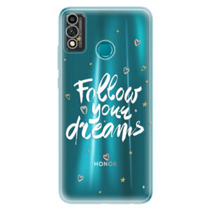 Odolné silikónové puzdro iSaprio - Follow Your Dreams - white - Honor 9X Lite