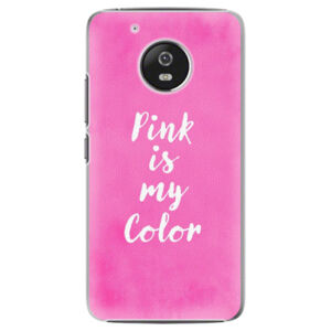 Plastové puzdro iSaprio - Pink is my color - Lenovo Moto G5