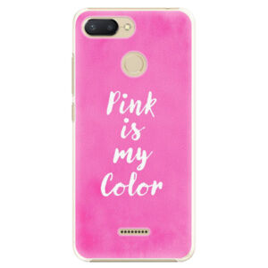 Plastové puzdro iSaprio - Pink is my color - Xiaomi Redmi 6